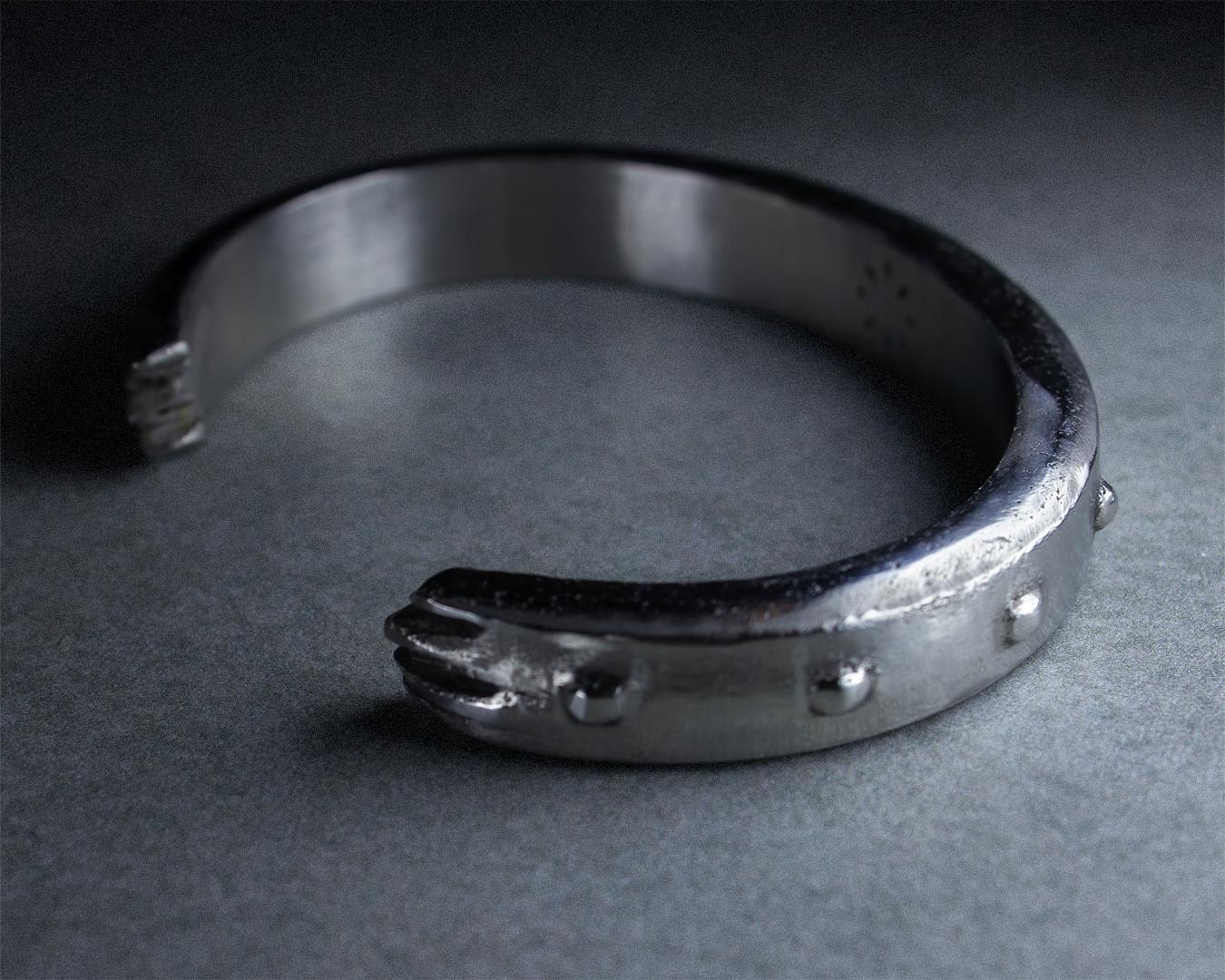 Ripped Iron Bangle