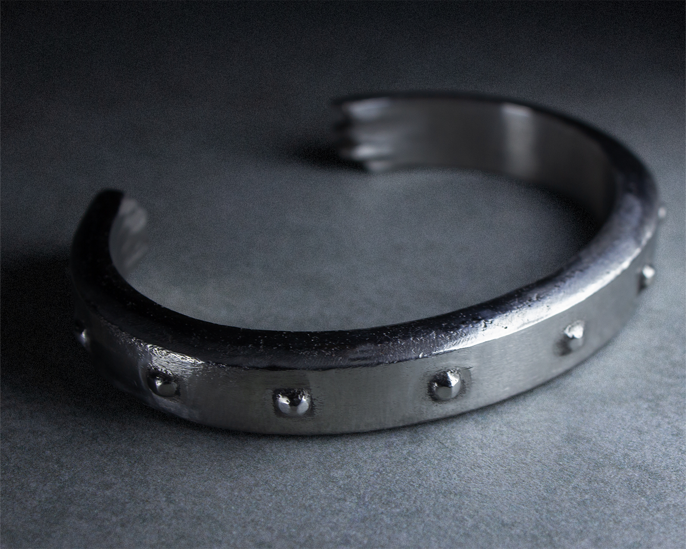 Ripped Iron Bangle